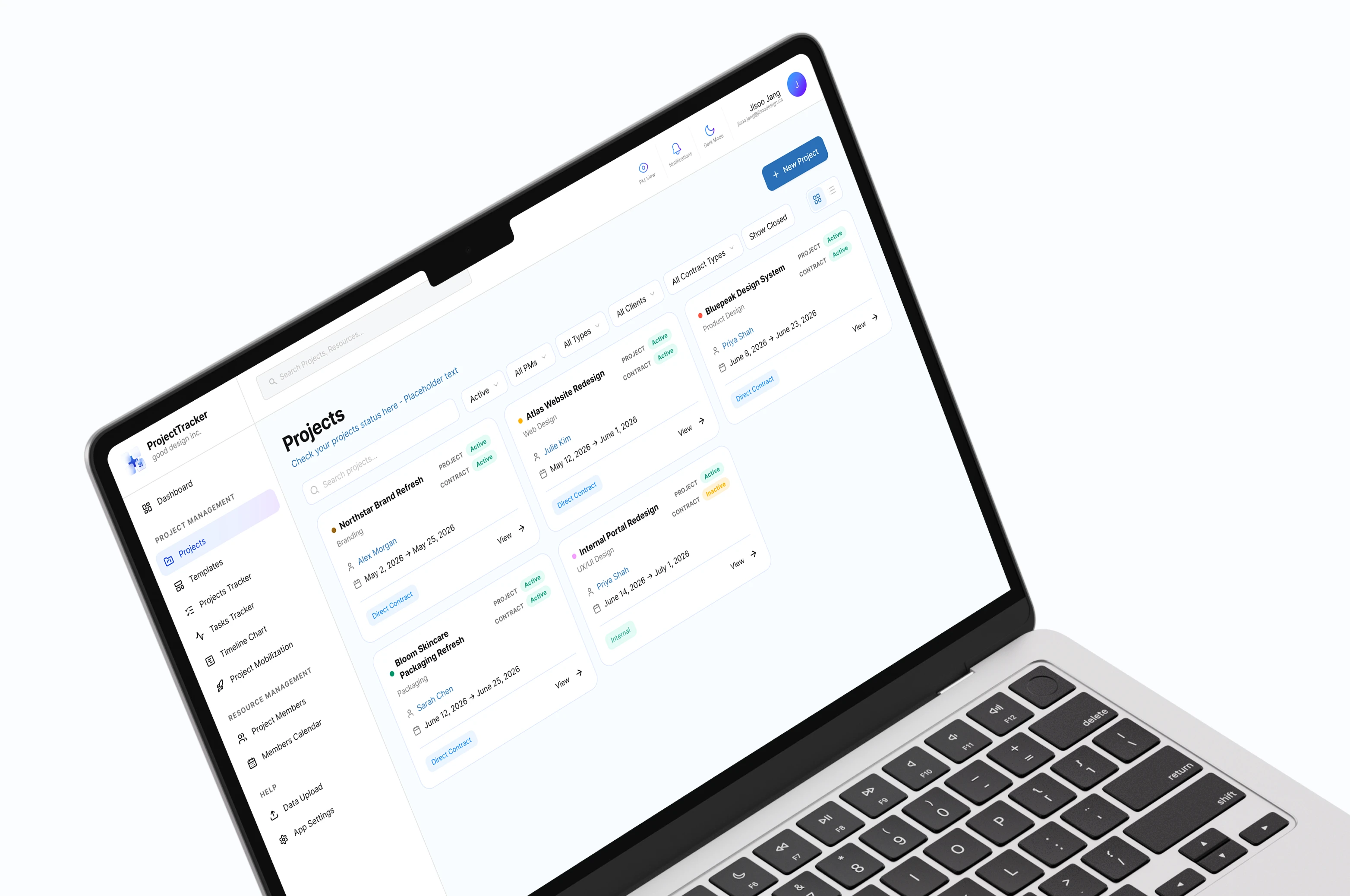 ProjectTracker project overview visual 2