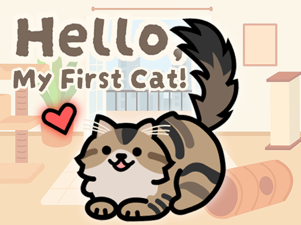 Hello, My First Cat! interaction design — overview visual